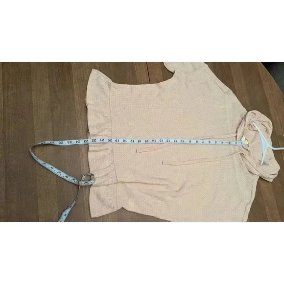 Women's waffle knit cream hoodie by Lauren Conrad size M - Picture 6 of 6